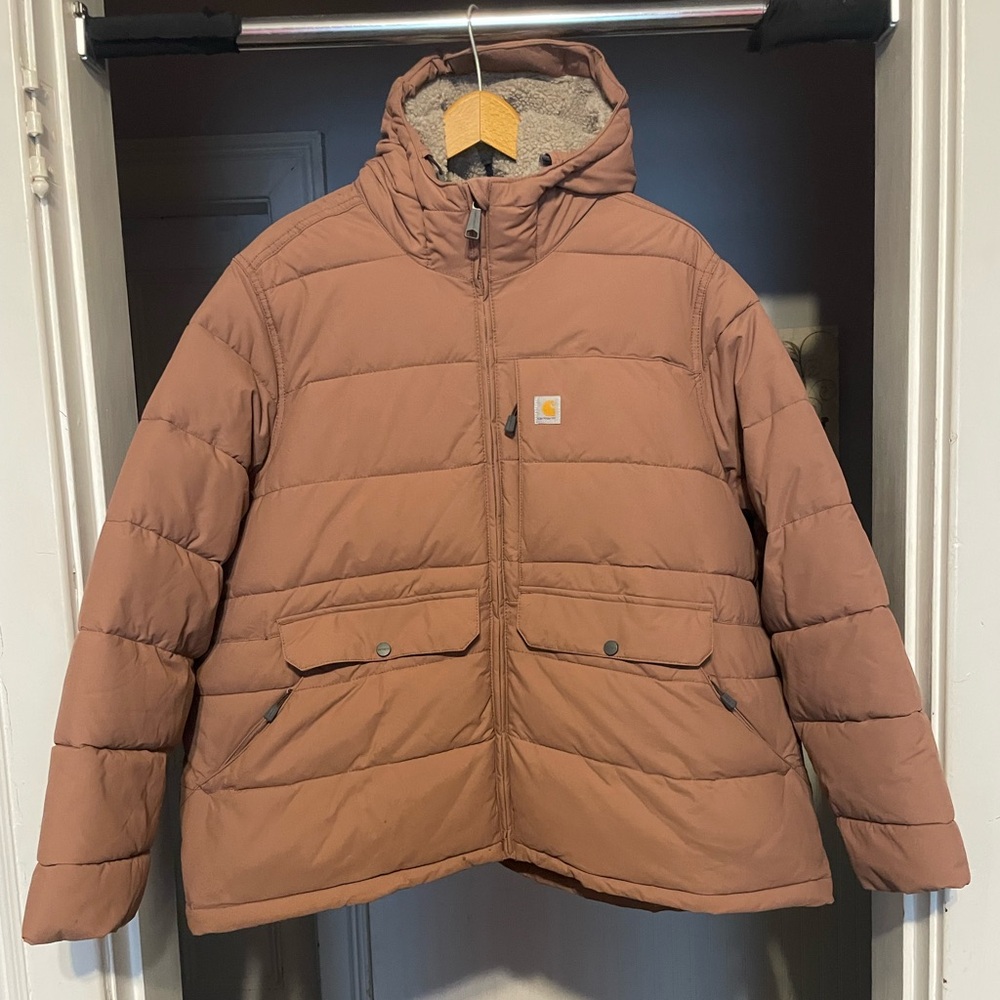 Carhartt Midweight Utility Jacket, in color Nutmeg, 3X, like new condition